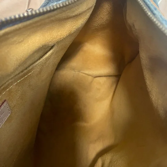 Designer Monogram Denim Neo Speedy Satchel - Picture 9 of 12